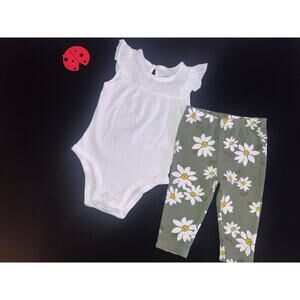 THREE Carter’s Baby Girl Outfits 6M